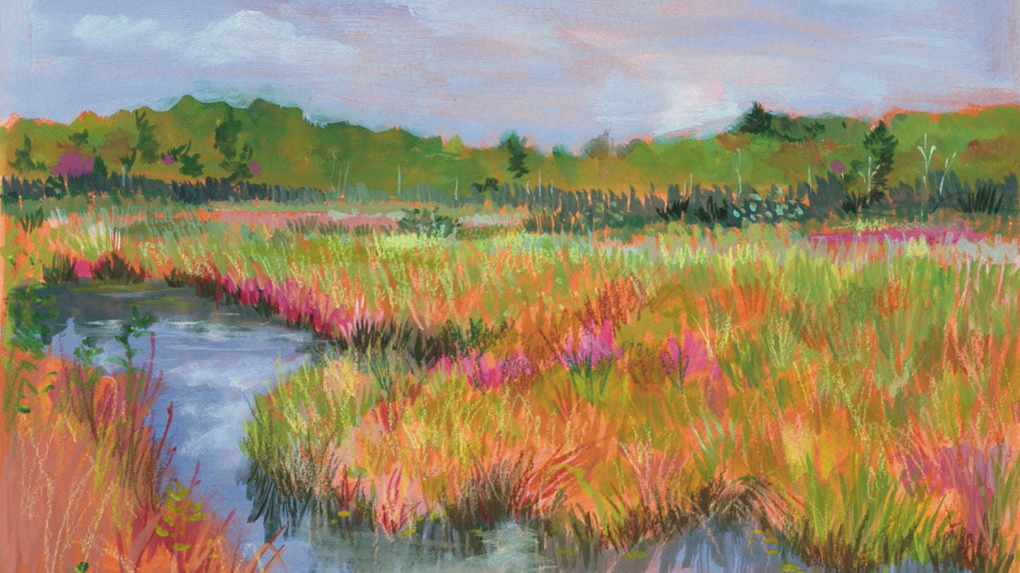 Digital Download: TV Art canadian landscape.