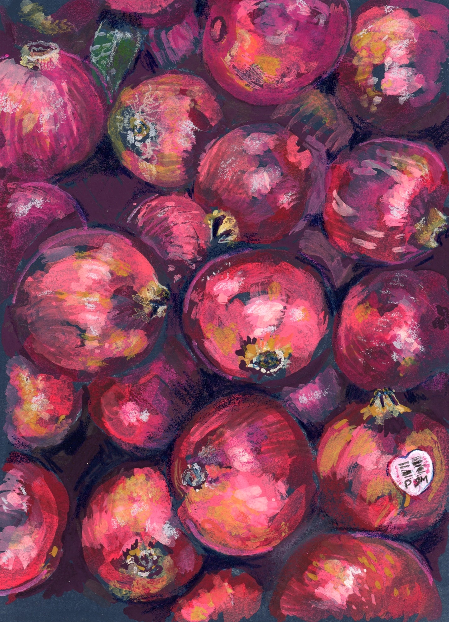 PRINT REPRODUCTION OF "POMEGRANATES"