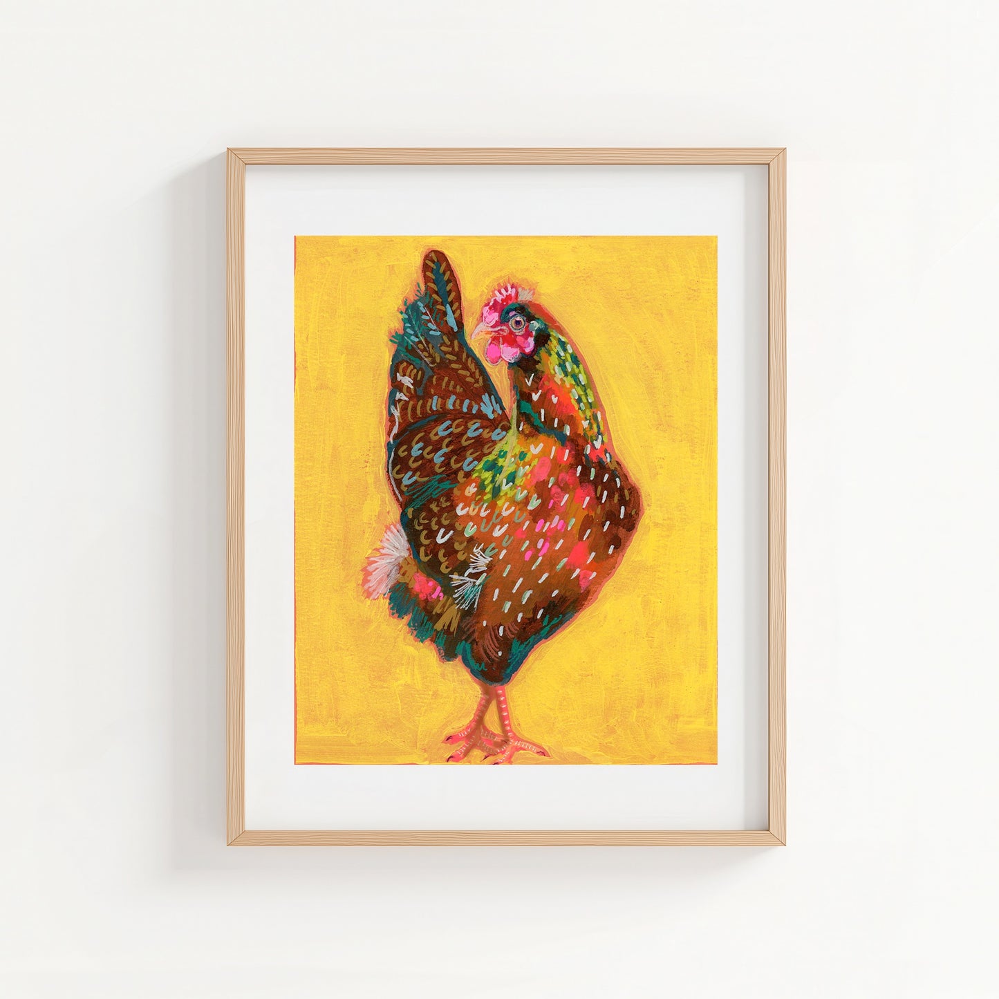 PRINT REPRODUCTION OF "YELLOW CHICKEN"