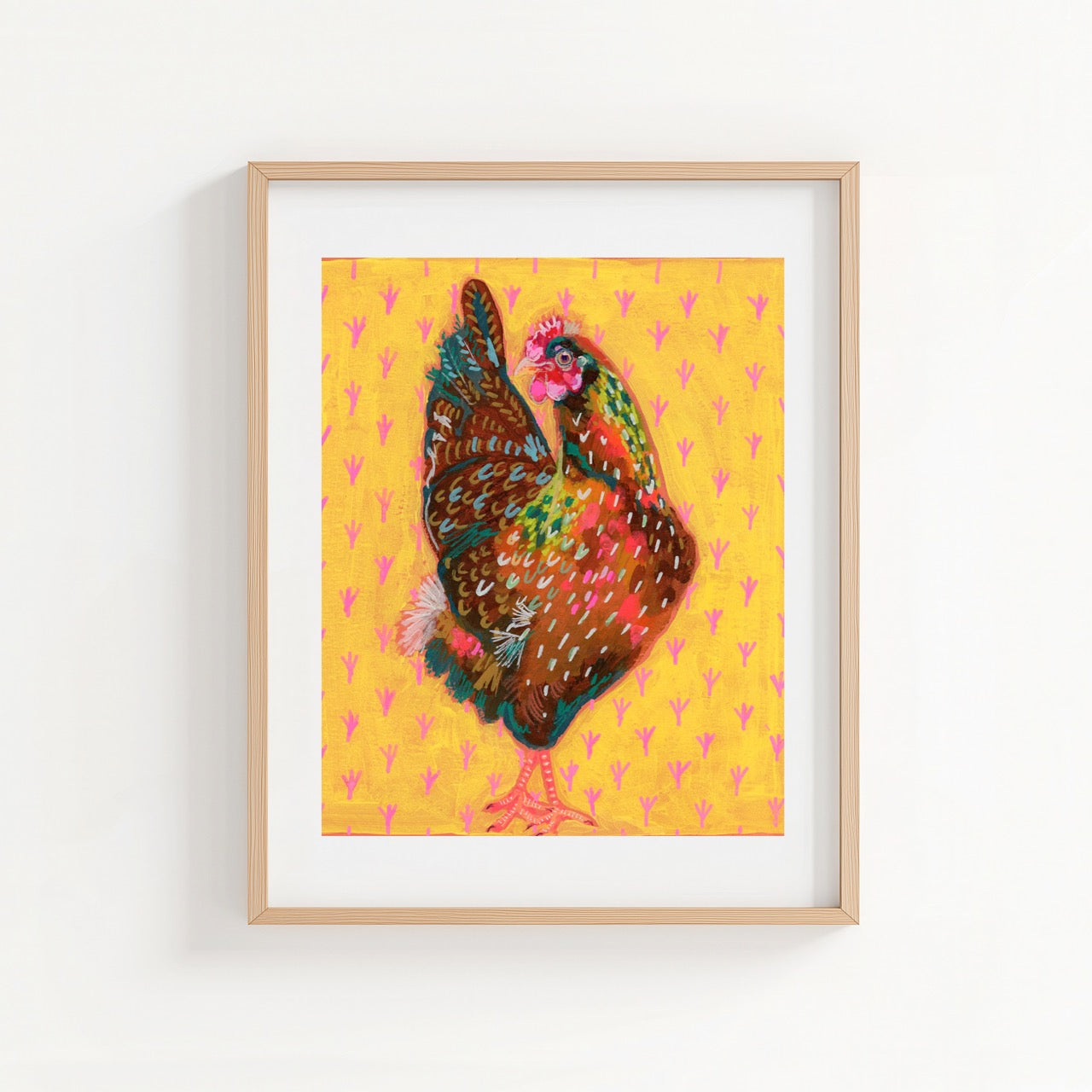 PRINT REPRODUCTION OF "YELLOW CHICKEN"