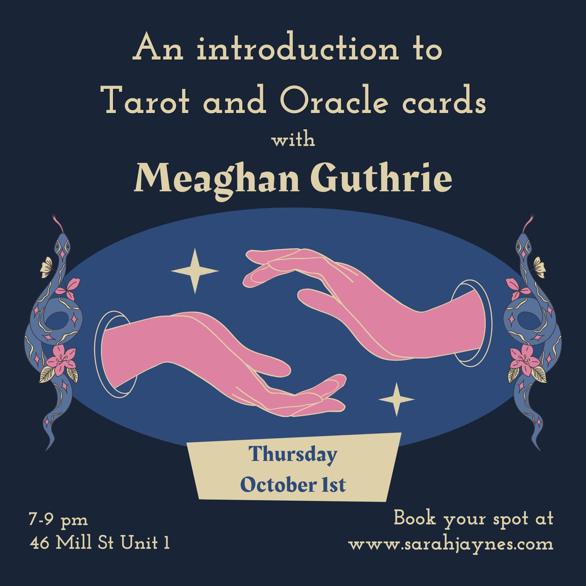 Tarot and Oracle card introduction class