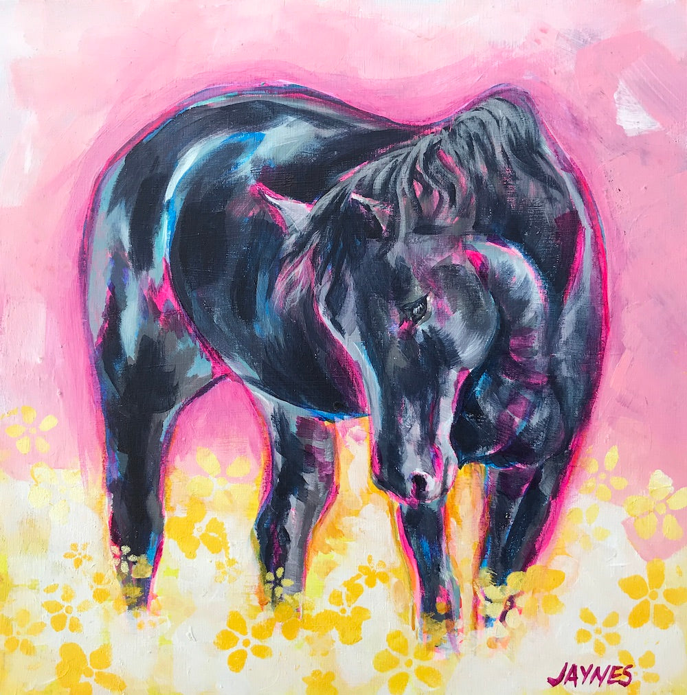 MYSTIC | 10x10 | ACRYLIC PAINTING ON WOOD | Item number 18-36P