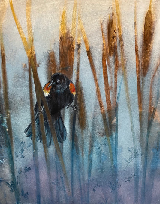 With Open Arms | 16x20 | ORIGINAL ACRYLIC PAINTING ON WOOD | 21-46P