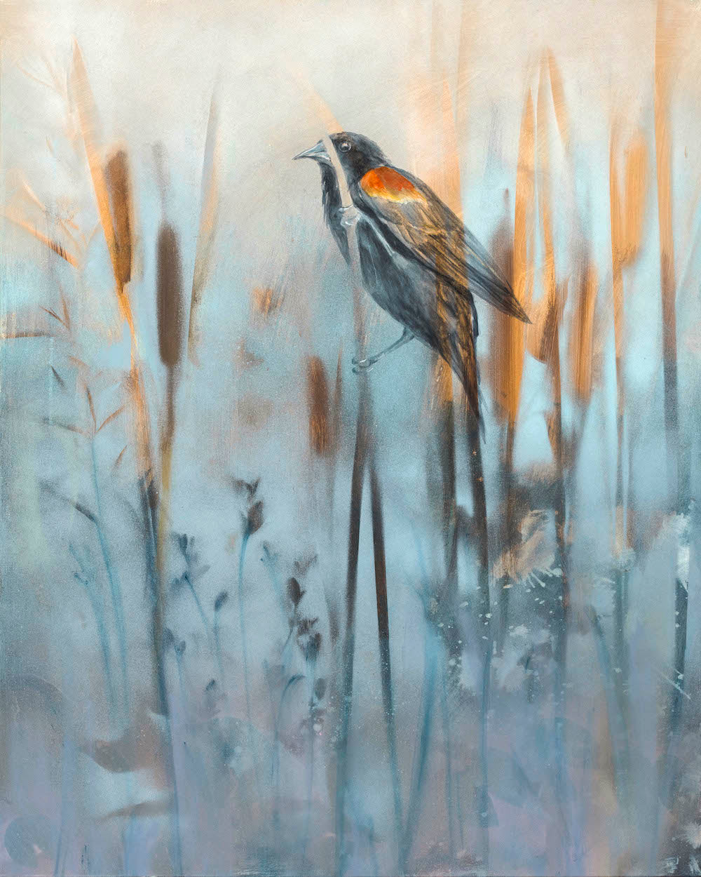 Let your Soul and Spirit Fly | 24x30 | ORIGINAL ACRYLIC PAINTING ON WOOD | 21-48P