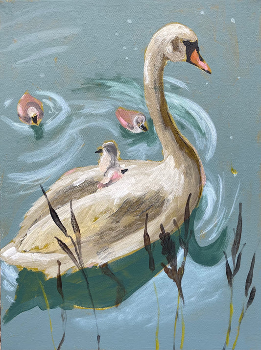 WHERE YOU GO, I'LL GO | 9x12 | ACRYLIC ON CANVAS | 22-25P