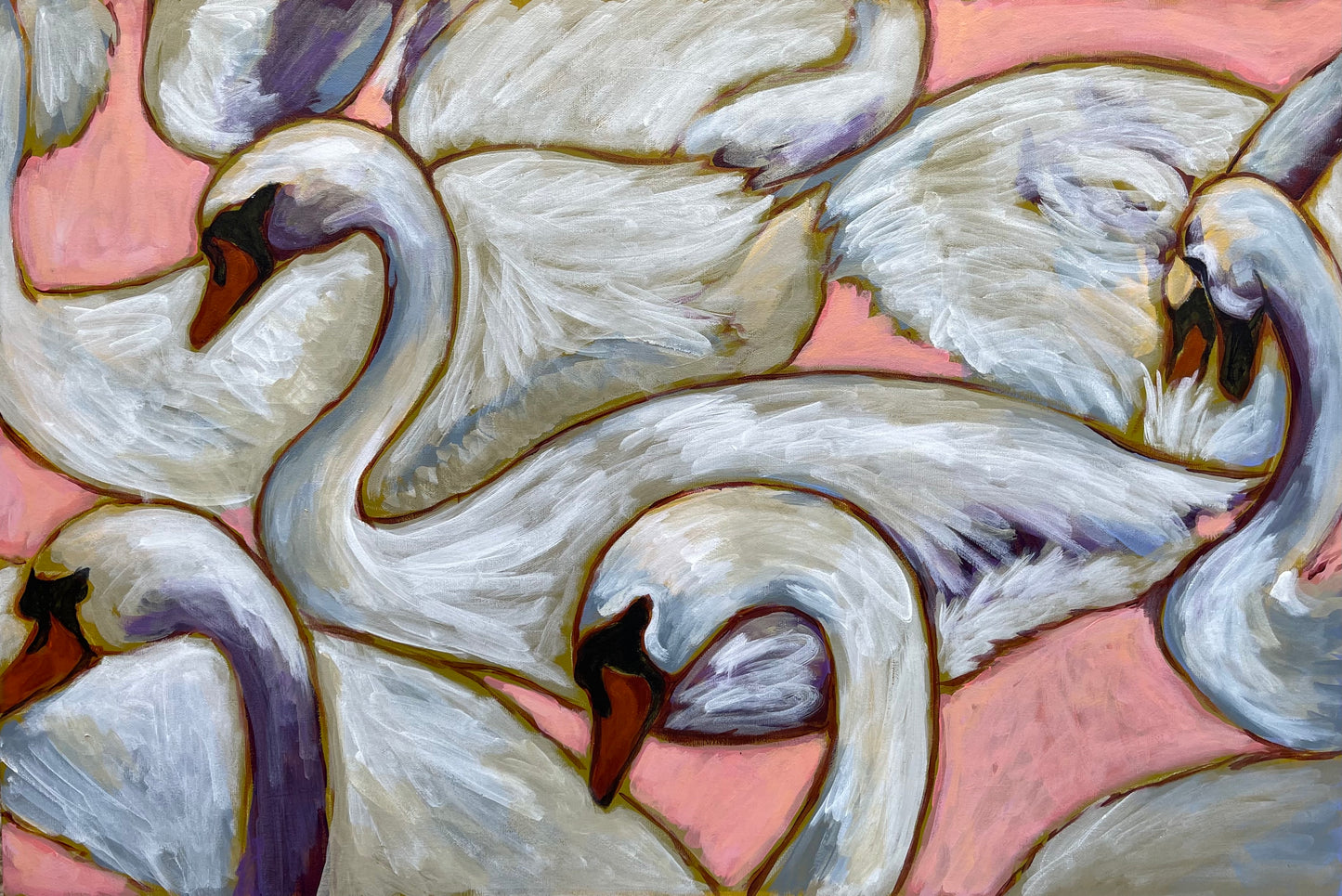WHEN YOU MOVE. I'LL MOVE | 20X30 | ACRYLIC ON CANVAS | 22-26P