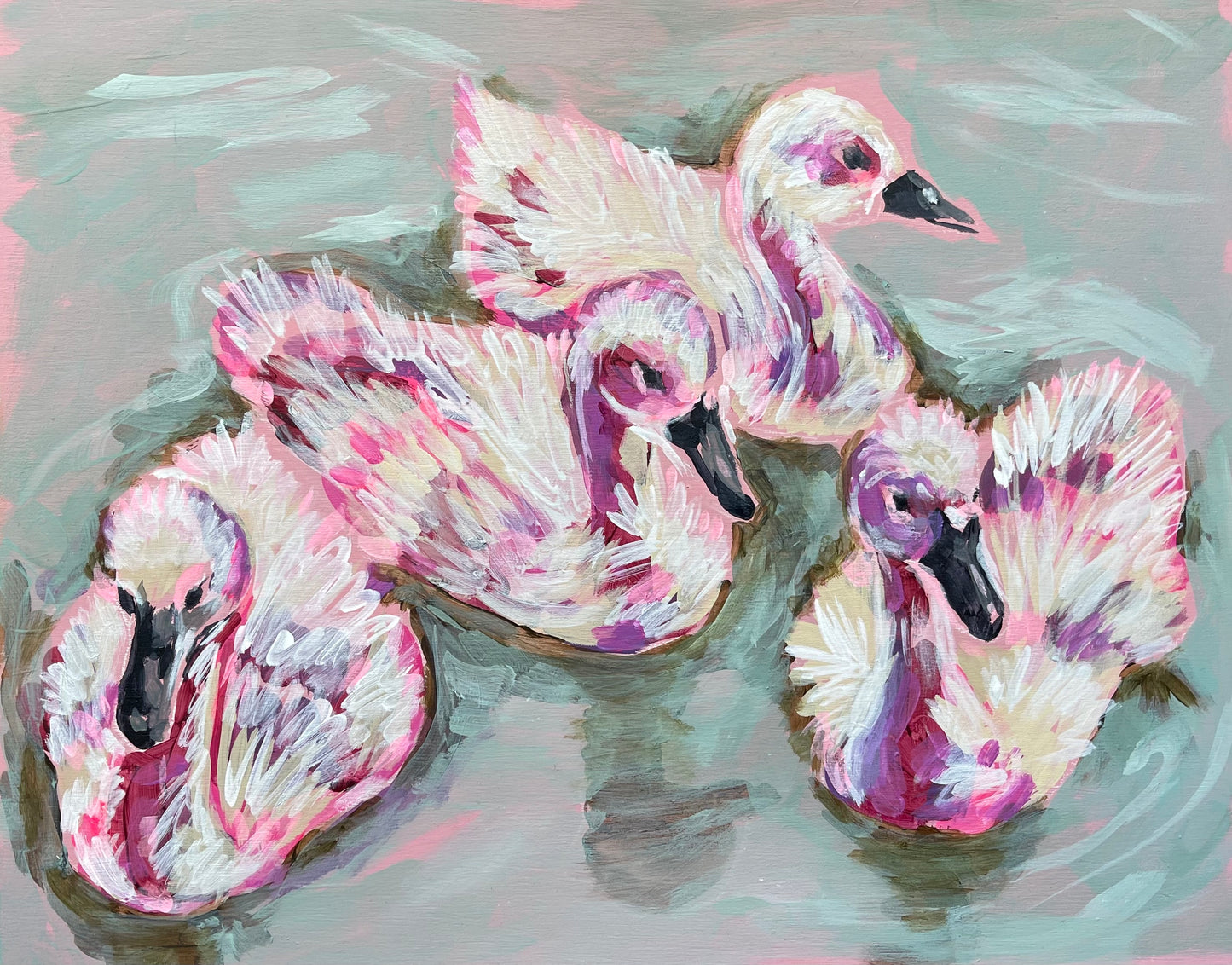 I WILL FOLLOW YOU | 11x14 | ACRYLIC ON CANVAS | 22-31P