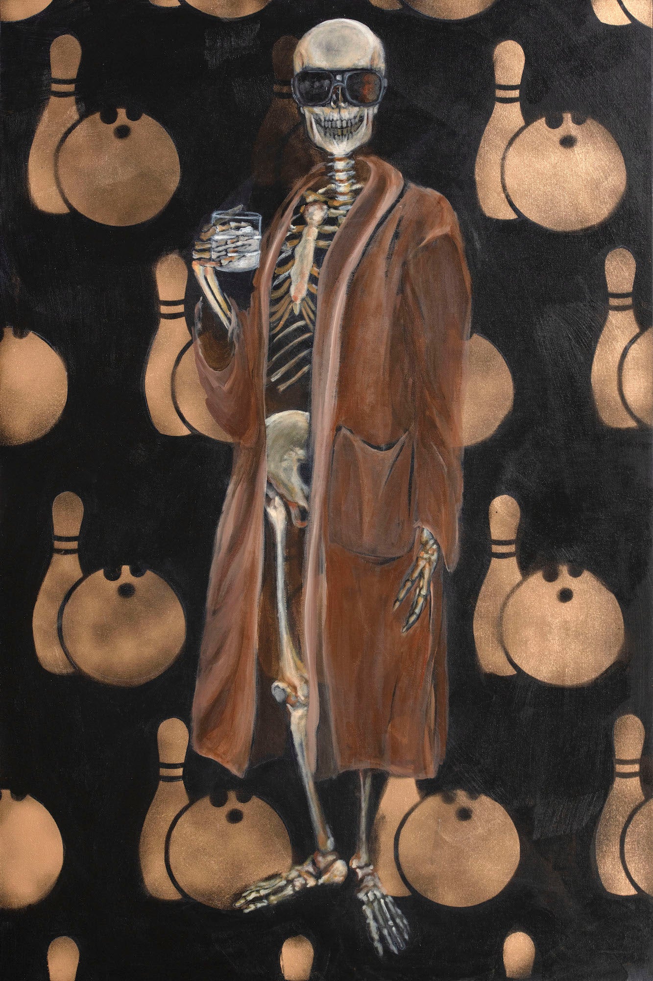 THE DUDE | 24x36 | ORIGINAL ACRYLIC PAINTING ON CANVAS | Item number 21-51P