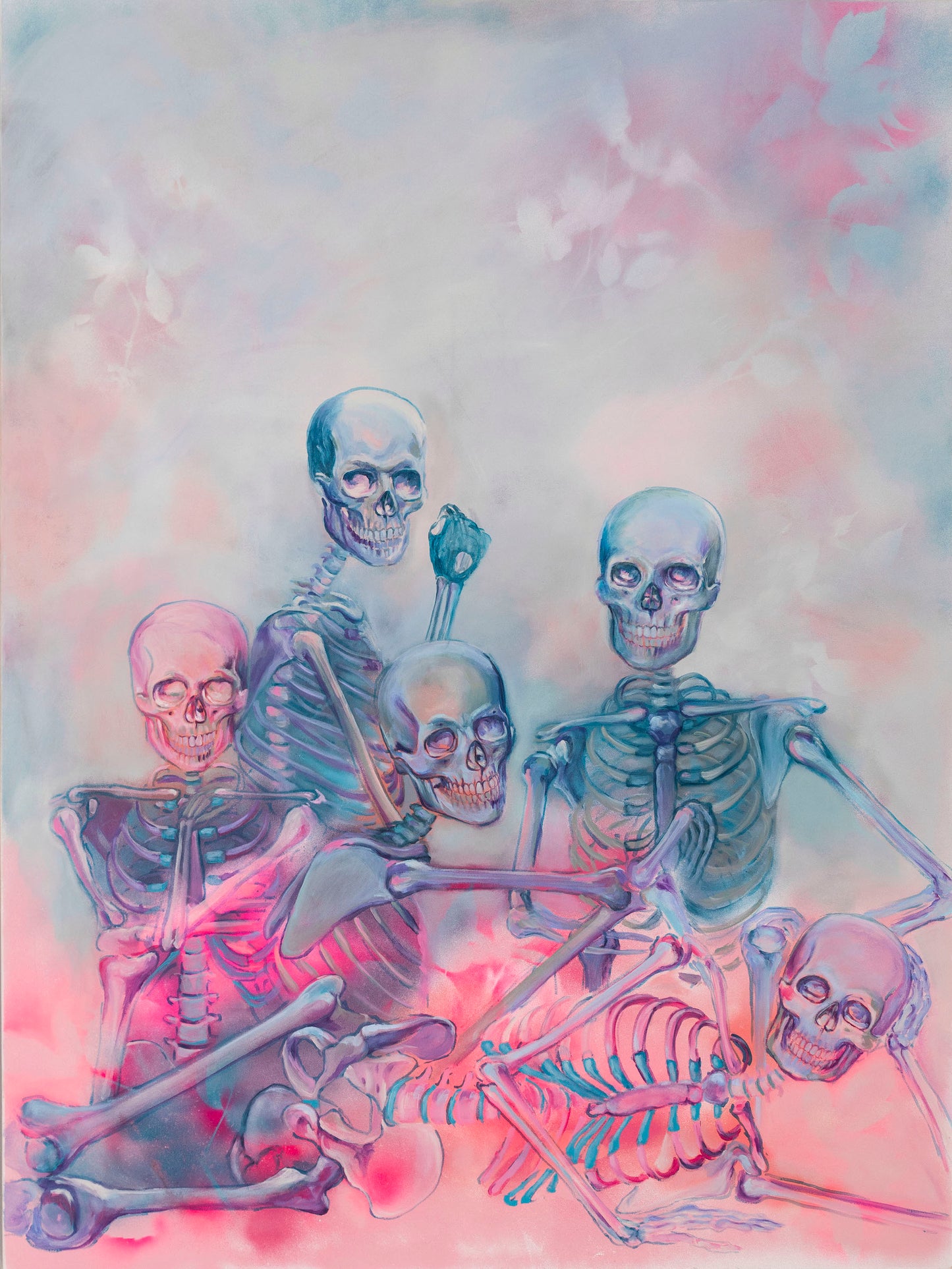 THE GRATEFUL CLUB | 36x48 | ORIGINAL ACRYLIC PAINTING ON CANVAS | Item number 21-32P