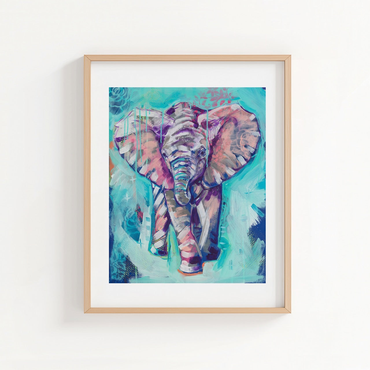 PRINT REPRODUCTION OF "BABY ELEPHANT"