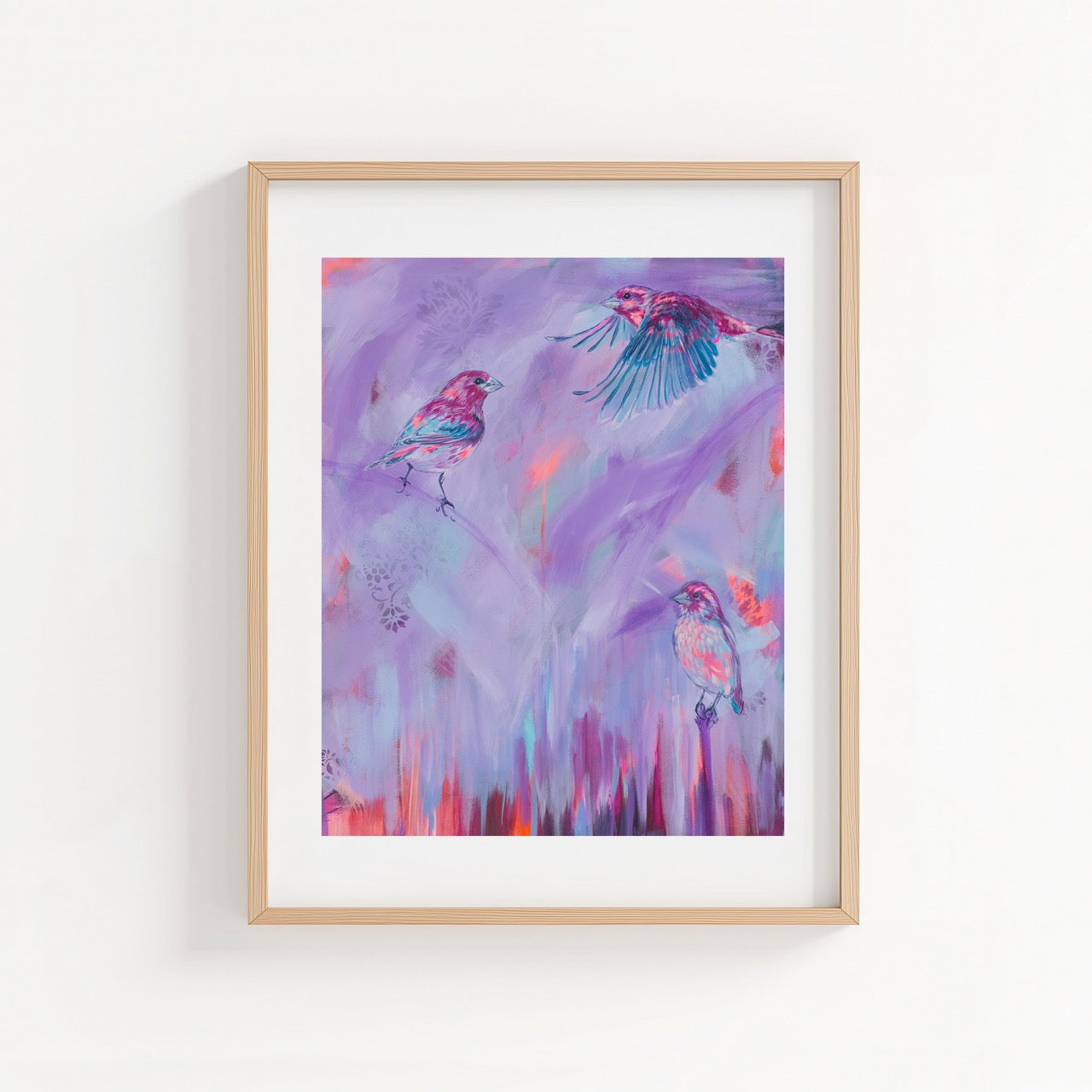 PRINT REPRODUCTION OF "PURPLE RAIN" PAINTING