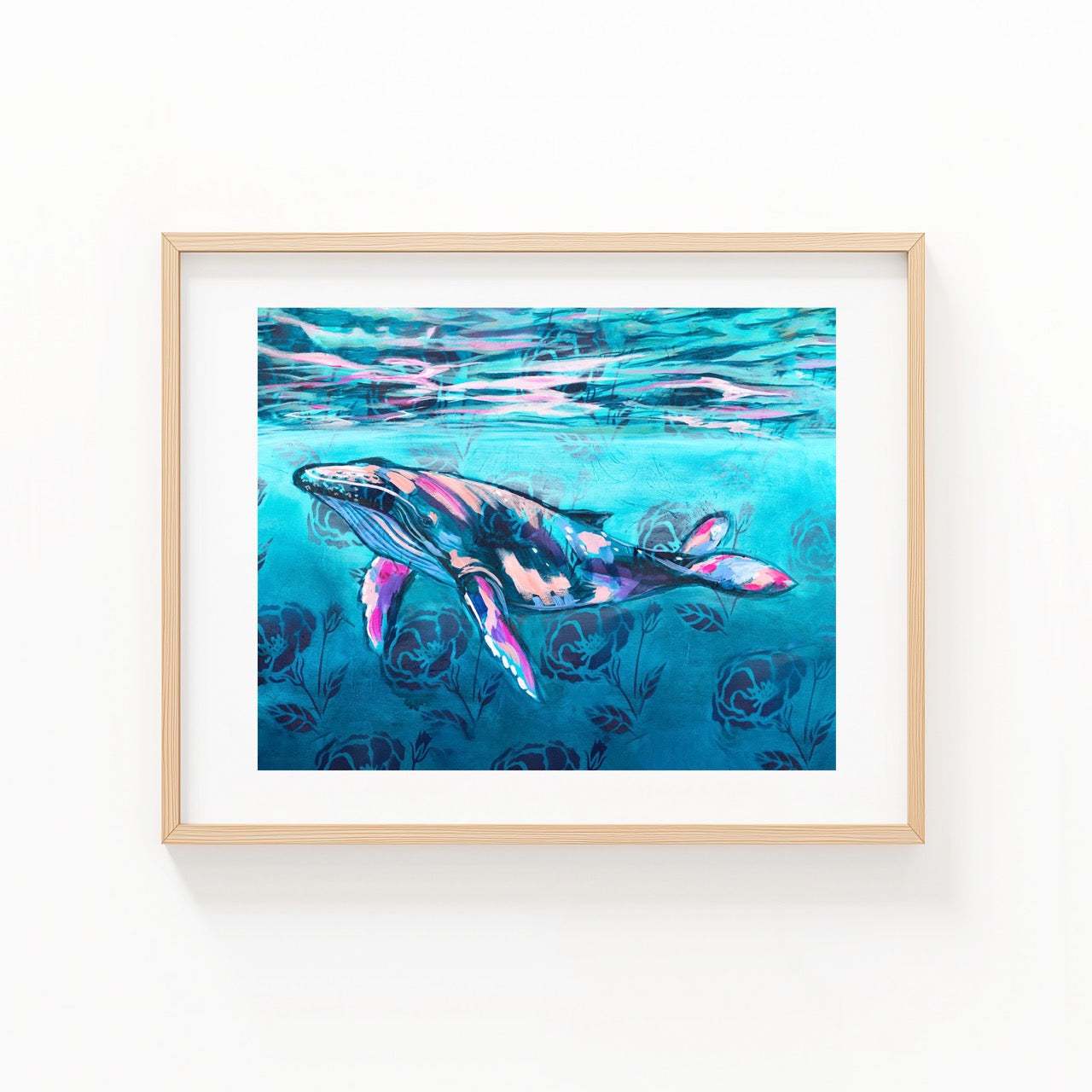 PRINT REPRODUCTION OF "WHALE" PAINTING