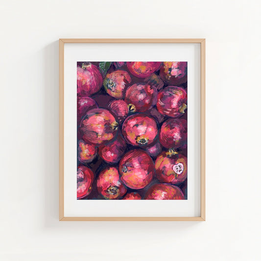 PRINT REPRODUCTION OF "POMEGRANATES"