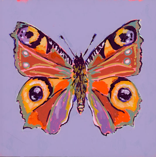 INACHIS IO | 6x6 | Acrylic on wood | 25-53