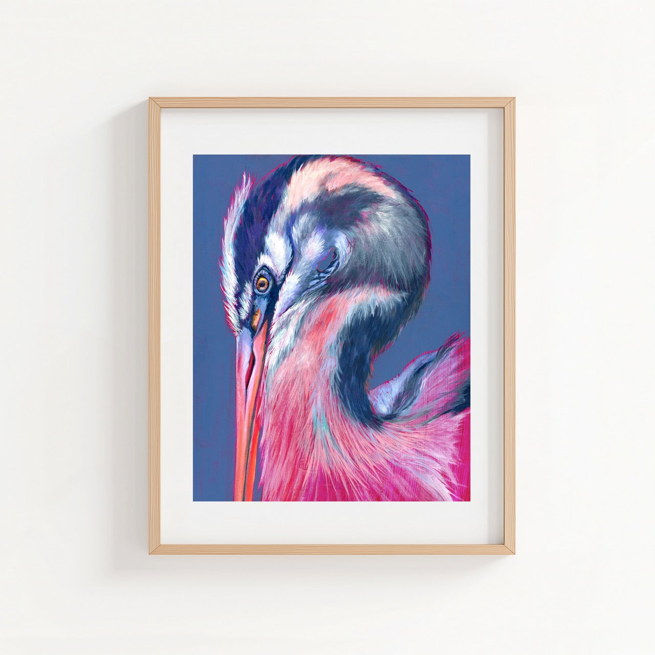 PRINT REPRODUCTION OF "HERON PORTRAIT"