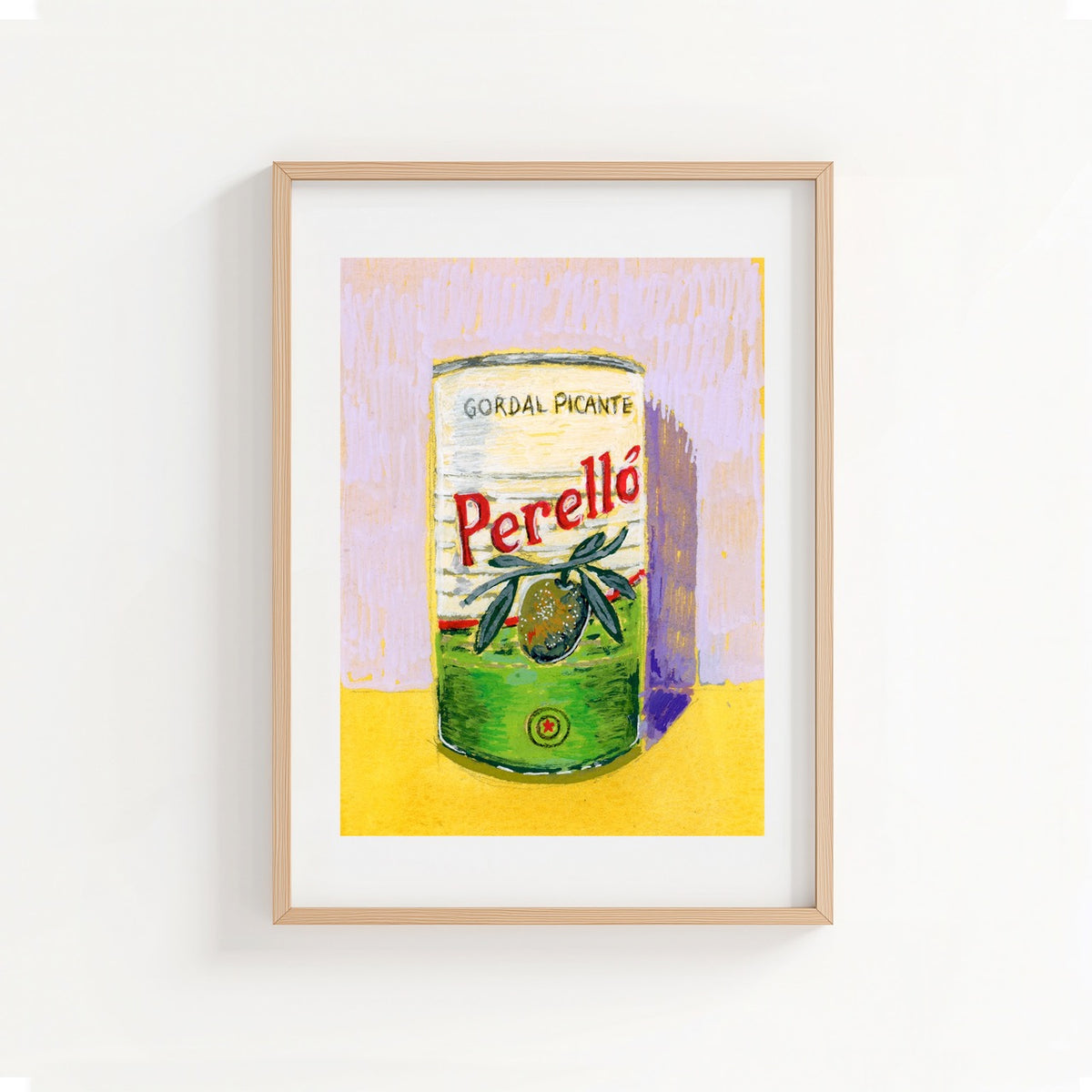 PRINT REPRODUCTION OF " PERELLO OLIVES"
