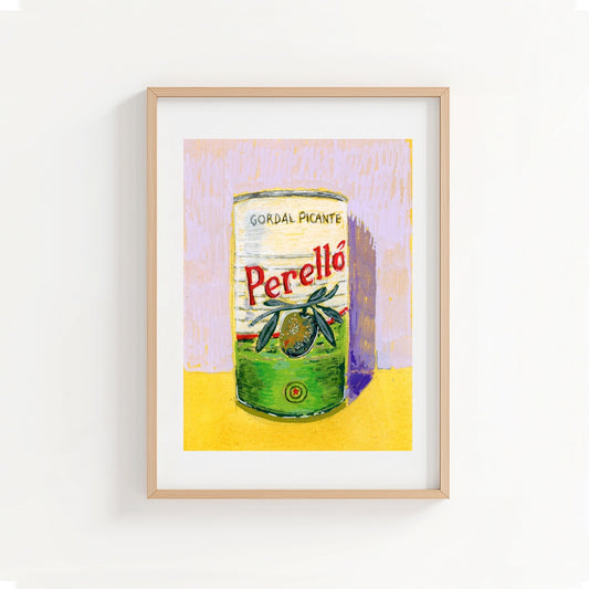 PRINT REPRODUCTION OF " PERELLO OLIVES"