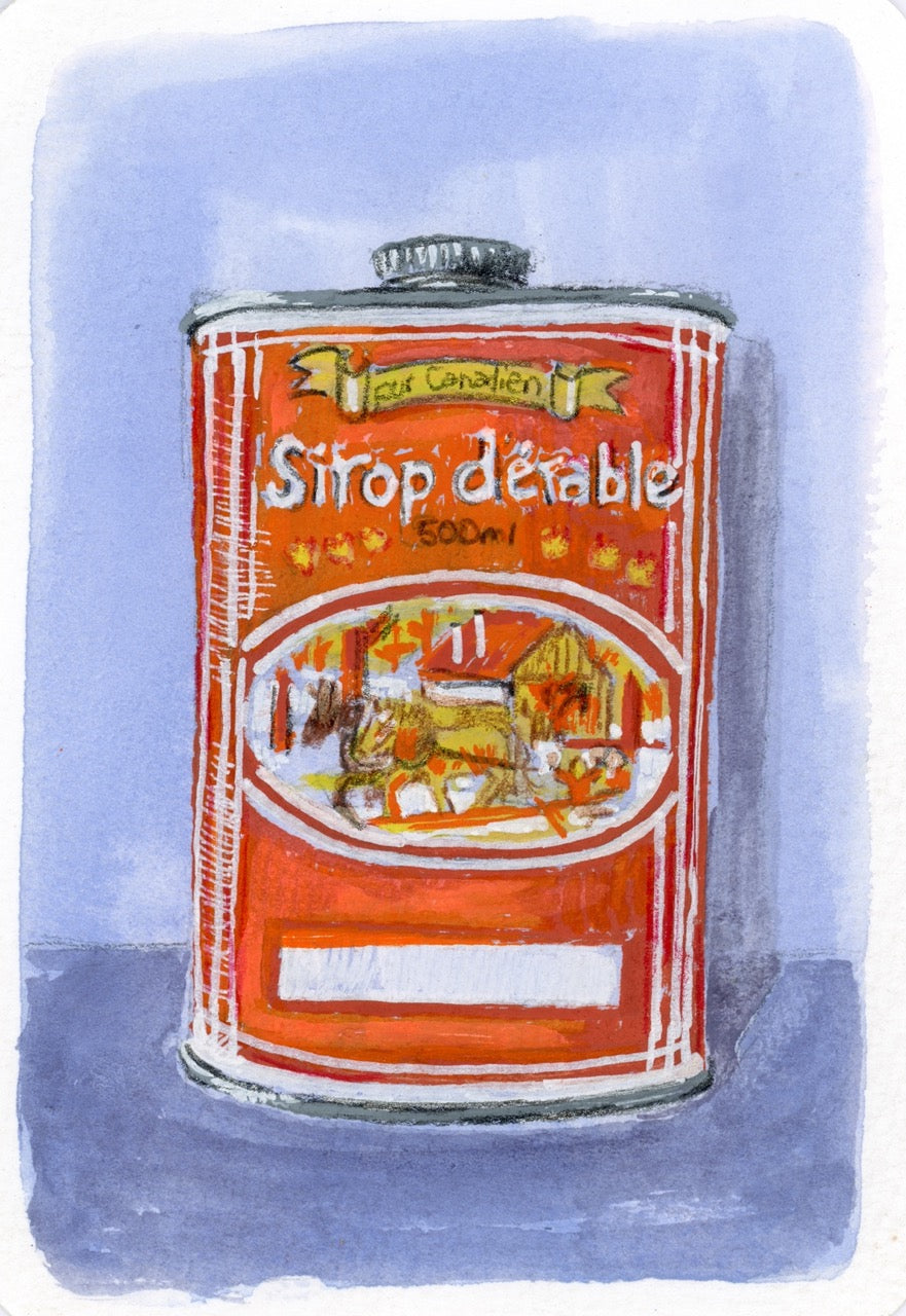 SIROP D'ERABLE | 4x6 | Gouache and Marker | 26-29