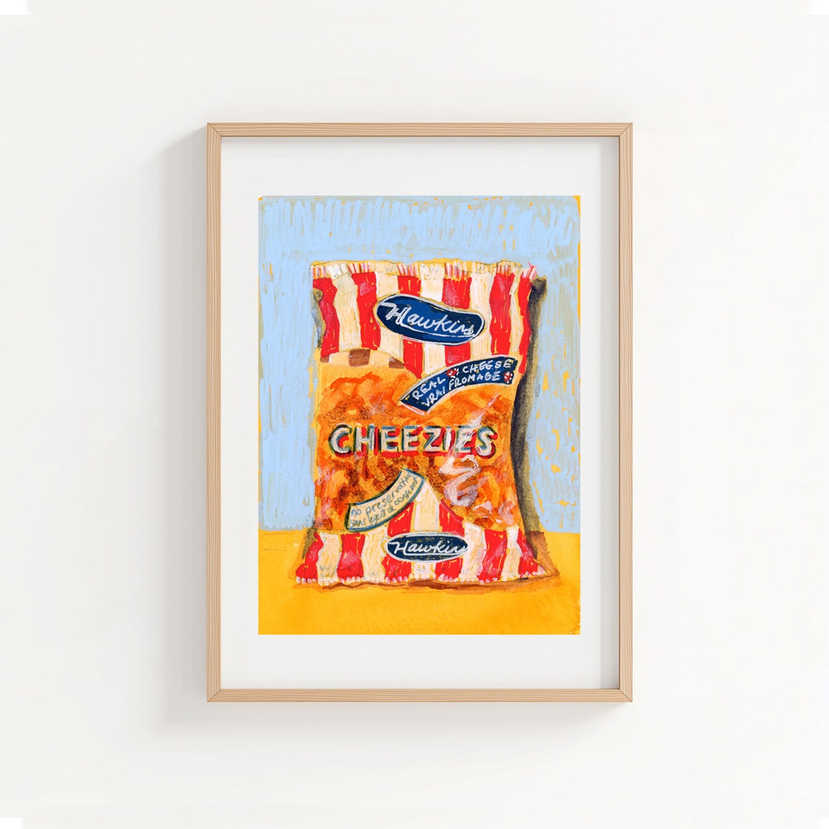 PRINT REPRODUCTION OF 'HAWKINS CHEEZIES'