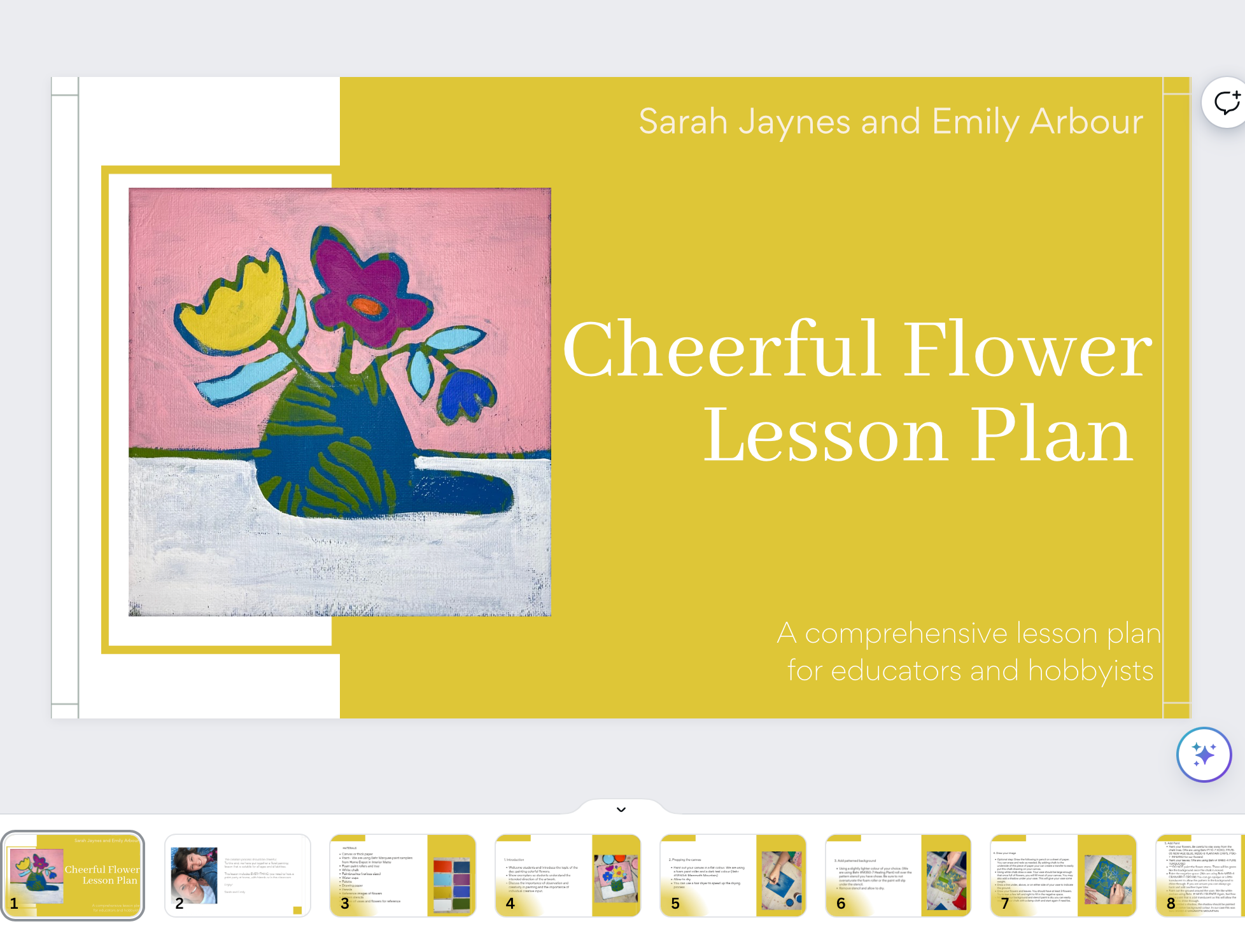 CHEERFUL FLOWER LESSON PLAN – sarahjaynes