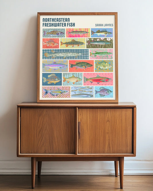 Northeastern Freshwater Fish Poster