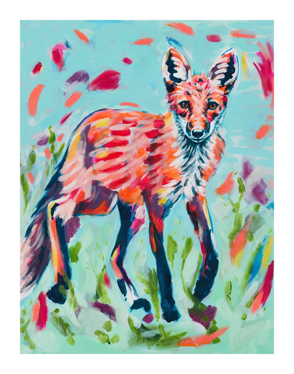 REPRODUCTION OF "FOX" PAINTING