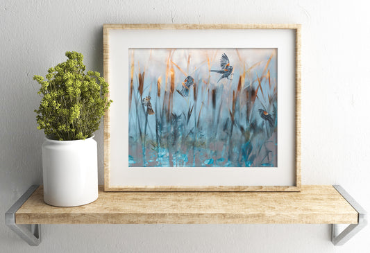Print Reproduction of " We Were Born Before the Wind"
